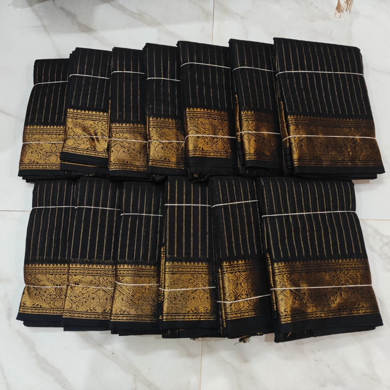 Kanchi Cotton Saree – Korvai Checks